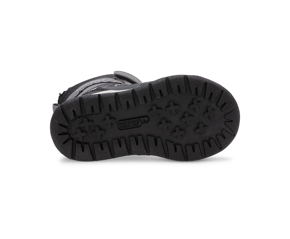 Merrell Boots Black/Grey - Snow Crush 2.0 Waterproof Jr. - Kids 24XIBROPE